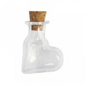 Стеклянные бутылочки с пробкой "Астра" 1,5 мл, 20*25 мм, 3 шт/упак