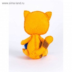 Набор для изготовления игрушки из фетра ""Котёнок Рыжик"", 11,5 см