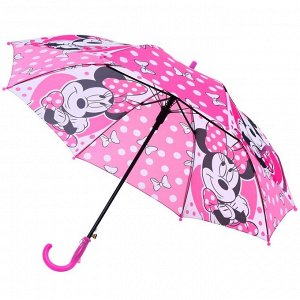 Зонт детский. Минни Маус, розовый, 8 спиц d=86 см