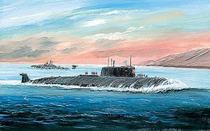 Сборная модель 9007ПН Подводная Лодка Курск