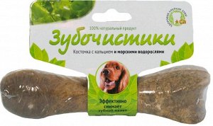 Дерев. лакомство ЗУБОЧИСТИКИ  для собак  СРЕДНИХ  пород  ВОДОРОСЛИ  1*95гр