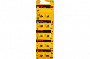 Kodak AG4 (377) LR626, LR66 [KAG4-10] MAX Button Cell (100 Б0044709, шт