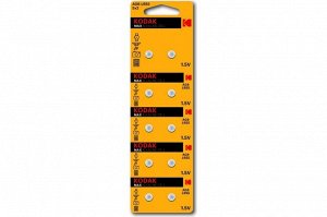 Kodak AG8 (391) LR1120, LR55 [KAG8-10] MAX Button Cell (100 Б0044713, шт