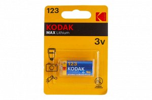 Kodak CR123 [ K123LA] MAX Lithium (6/12 Б0005146, шт