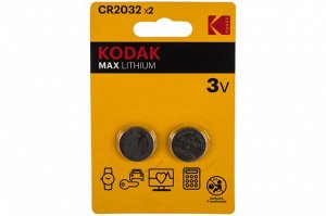 Kodak CR2032-2BL MAX Lithium (60/240 Б0037004, шт
