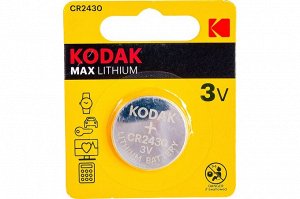 Kodak CR2430-1BL MAX Lithium (60/240 Б0029114, шт