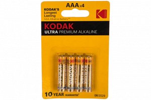 Kodak LR03-4BL ULTRA PREMIUM Alkaline [ K3A-4 U] (40/200 Б0005128, шт