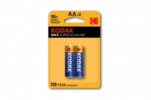 Kodak LR6-2BL MAX SUPER Alkaline [KAA-2] (40/200/13200) Б0005131, шт