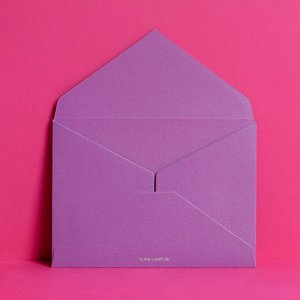 Подарочный конверт "For you", тиснение, дизайнерская бумага,11,5 ? 16 см