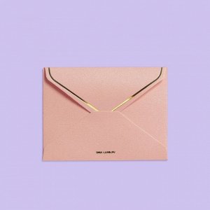 Подарочный конверт "С любовью", тиснение, дизайнерская бумага, 9 ? 7 см