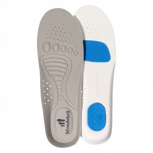 ONLITOP Стельки для обуви, спортивные, универсальные, амортизирующие, дышащие, 35-40 р-р, цвет серый (1 пара)