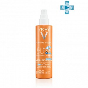 Виши, ЛЕГКИЙ ВОДОСТОЙКИЙ СПРЕЙ ДЛЯ ДЕТЕЙ SPF50+ 200МЛ, Vichy