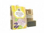 Джутовая мочалка + мыло &quot;С грязью Сакского озера&quot;  набор