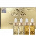 Bergamo Набор ампульных сывороток с коллагеном и икрой Luxury Gold Caviar Wrinkle Ampoule 4Pcs, 13мл*4шт