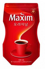 Кофе растворимый Оригинал Maxim 170г, мягкая упаковка (Ю.Корея)
