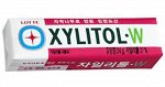 Жевательная резинка Перечная мята и тропические фрукты XYLITOL W LOTTE 24г (Ю.Корея)