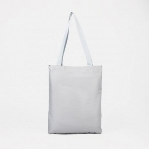 Рюкзак на молнии, шопер, сумка, пенал, цвет серый
