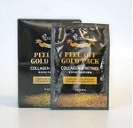 Boon7 Золотая маска-пленка Коллаген и Ретинол для всех типов кожи Peel Off Gold Pack Collagen$Retinol, 10шт*10гр