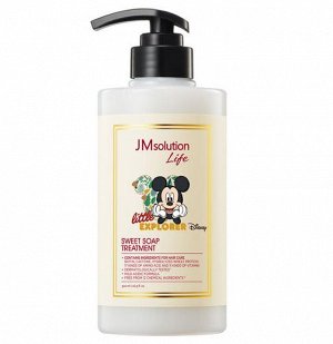 JMSolution Маска-бальзам для волос с ароматом мускуса и мака  LIFE DISNEY SWEET SOAP TREATMENT, 500 мл