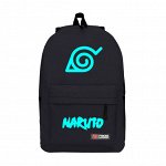 Рюкзак унисекс с принтом &quot;Naruto&quot;, цвет черный