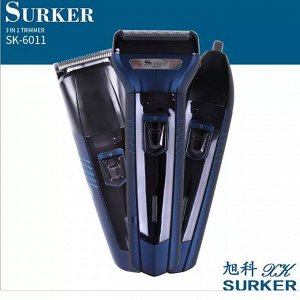 Surker, электрический триммер для волос, SK-6011, 3 в 1,