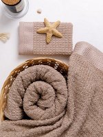 Полотенце махровое, г/к, жак., &quot;Модерн&quot;  33х50, арт. AMOD33-50, цвет: 53022-Песок,