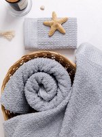 Полотенце махровое, г/к, жак., &quot;Модерн&quot;  33х50, арт. AMOD33-50, цвет: 53104-Серый,