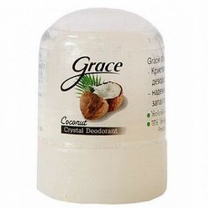 Grace. Кристаллический дезодорант Грейс, Кокос, 50 гр