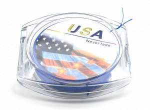 Резинка для браслетов (спандекс) сечение 0,6мм, катушка 25м, цв.синий