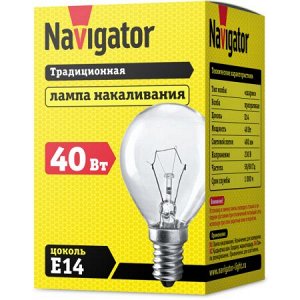 Navigator 94 314 NI-C-40-CL-E14-230V (10/100), шт