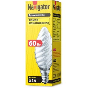 Navigator 94 331 NI-TC-60W-FR-E14-230V(10), шт