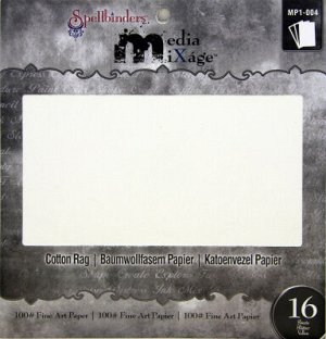 Художественная бумага Spellbinders 15,24*15,88 см, 16 листов
