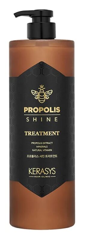 Кондиционер маска для поврежденных волос с прополисом Kerasys Propolis Shine 1000мл