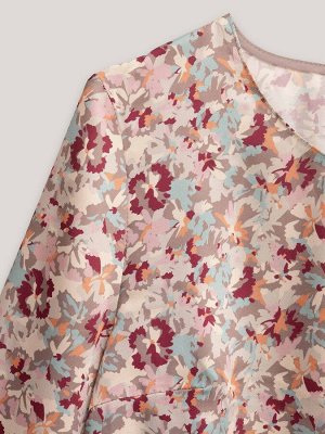 Блузка с цветочным принтом B2671/yoongi
