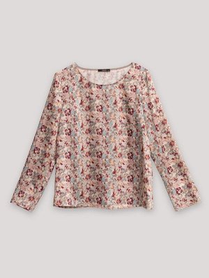 Блузка с цветочным принтом B2671/yoongi