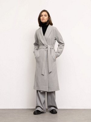 Пальто с поясом R046/lusy