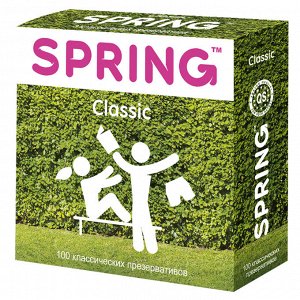 Презервативы Spring Classic классические 1 блок (100 шт)