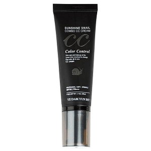 СС крем YeDamYunBit SunShine Snail Combo CC Cream с муцином улитки. SPF45/+++