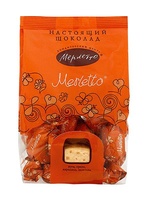 2 Конфета Merletto с  начинкой из нуги, орехов и карамели,   глазированная шоколадом  , 170 гр