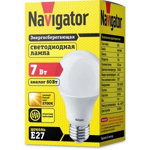 Navigator 94 385 NLL-A55-7-230-2.7K-E27 (10/100), шт