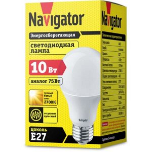 Navigator 94 387 NLL-A60-10-230-2.7K-E27 (10/100), шт