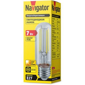 Navigator 14 441 NLL-F-T39-7-230-2.7K-E27-CL (110 mm), шт