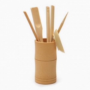 Инструменты для чайной церемонии: воронка, игла, ложка, палочка для пересыпания