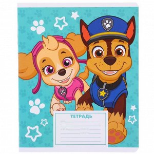 Набор тетрадей 10 штук, 12 листов, в линейку, обложка мелованный картон, Щенячий патруль