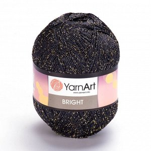 Пряжа YarnArt Bright №105 Черный/Золото