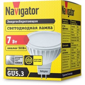 Navigator 94 245 NLL-MR16-7-230-4K-GU5.3 (10/200), шт