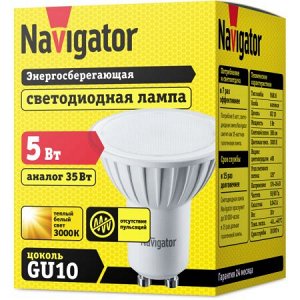 Navigator 94 264 NLL-PAR16-5-230-3K-GU10 (10/100), шт