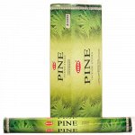 Благовония, ароматические палочки Pine HEM 6-ти гранник (Сосна)