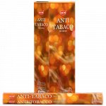 Благовония, ароматические палочки Anti Tobacco HEM 6-ти гранник (Анти табак)