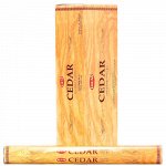 Благовония, ароматические палочки Cedar HEM 6-ти гранник (Кедр)